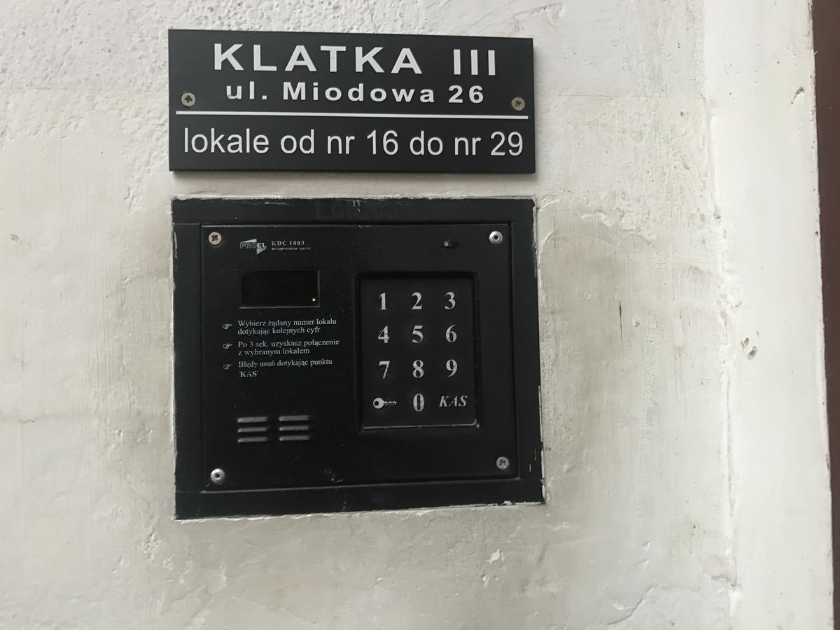 Stare Miasto Miodowa 26 Leilighet Warszawa Eksteriør bilde
